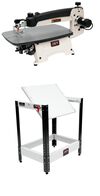 JET JWSS-22B Scroll Saw 22in with Foot Switch and Flip Top Stand Bundle, small