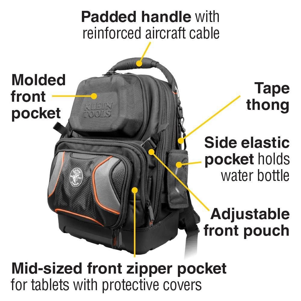 Klein Tools Tradesman Pro Tool Master Backpack, large image number 3