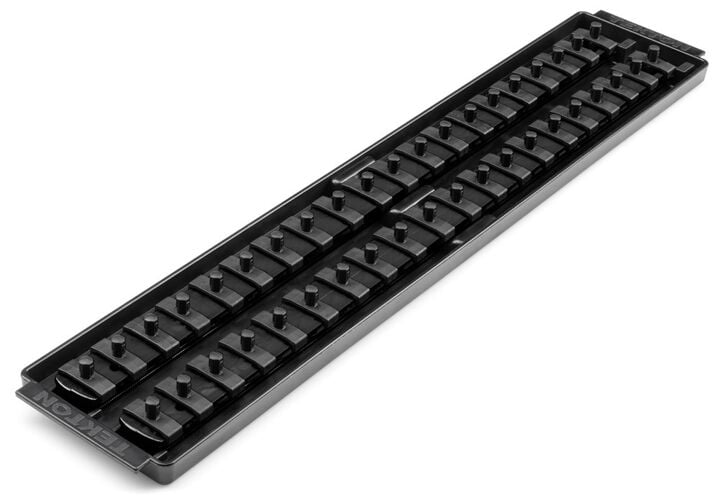 Tekton 40 Slot Universal Socket Organizer for 1/4 Inch Drive Sockets and Bit Sockets, Black, large image number 1