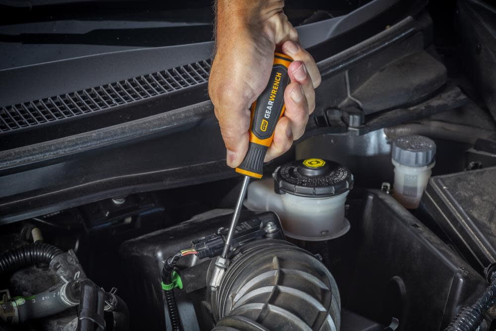 GEARWRENCH Sloted Dual Material Screwdriver Set in Foam Storage Tray