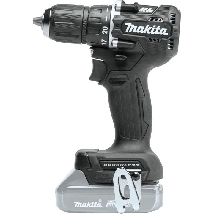 Makita 18V LXT 1/2 Inch Driver Drill Lithium Ion Sub Compact Brushless Cordless (Bare Tool) & Impact GOLD 14 Pc Titanium Drill Bit Set Bundle, large image number 12