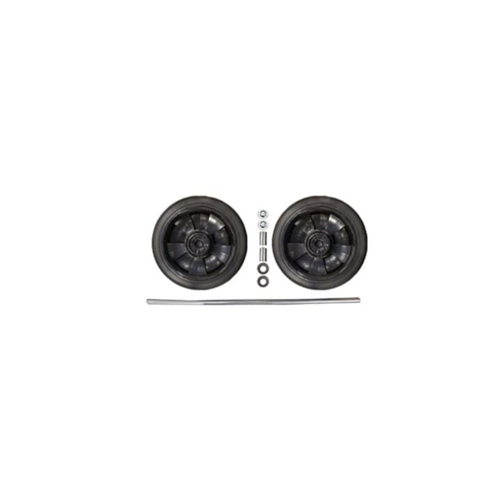 Rubbermaid 8 Inch Wheel Kit with Axile and Hardware