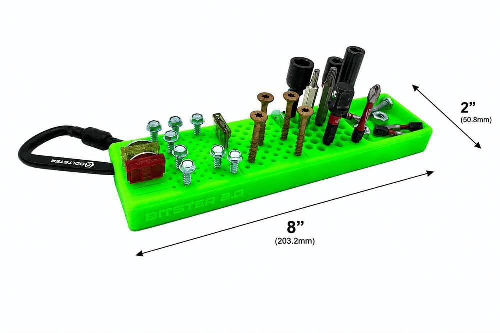 Boltster Bitster 2.0 Magnetic Small Parts Organizer Green, large image number 2