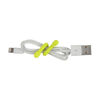 Nite Ize Gear Tie Reusable Rubber Twist Tie 3in 4pk Neon Yellow, small
