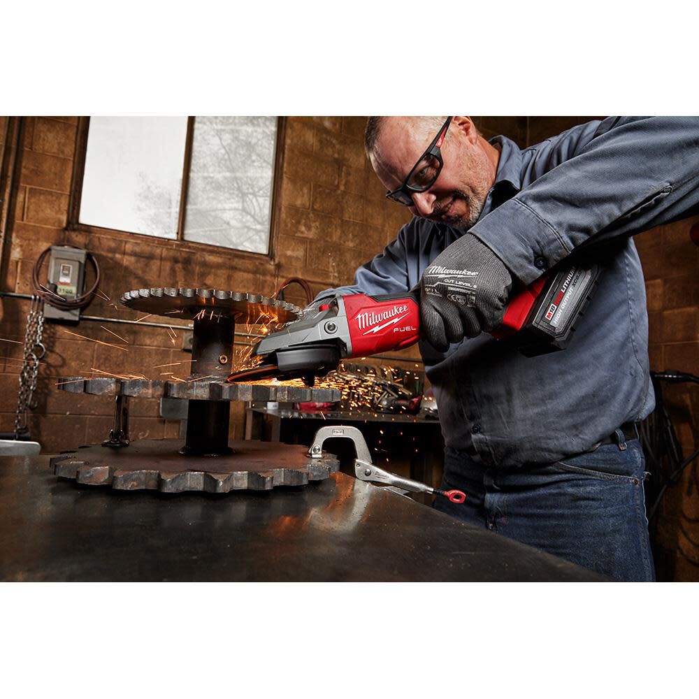 Milwaukee M18 Fuel 5inch Flathead Braking Grinder Paddle Switch No Lock Bare Tool 2886 20 Simolary simolary.com 17