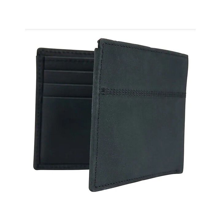 Carhartt Black Saddle Leather Bifold Wallet, large image number 2