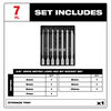 Milwaukee 3/8 Inch Drive Metric Long Hex Bit Socket Set and 3/8 Inch Drive SAE Long Hex Bit Socket Set Bundle, small image number 5