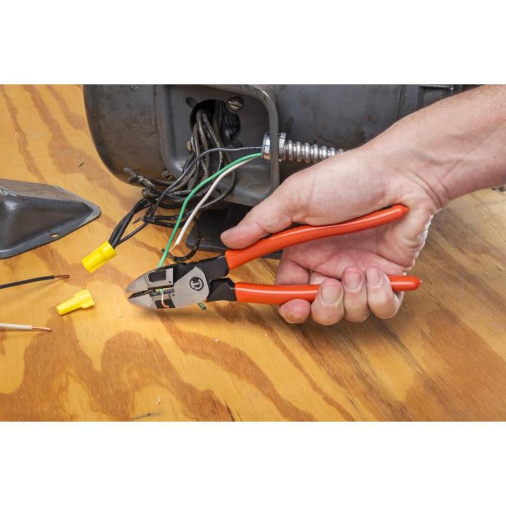 Crescent 8in Linesman Plier Dipped Handle, large image number 3