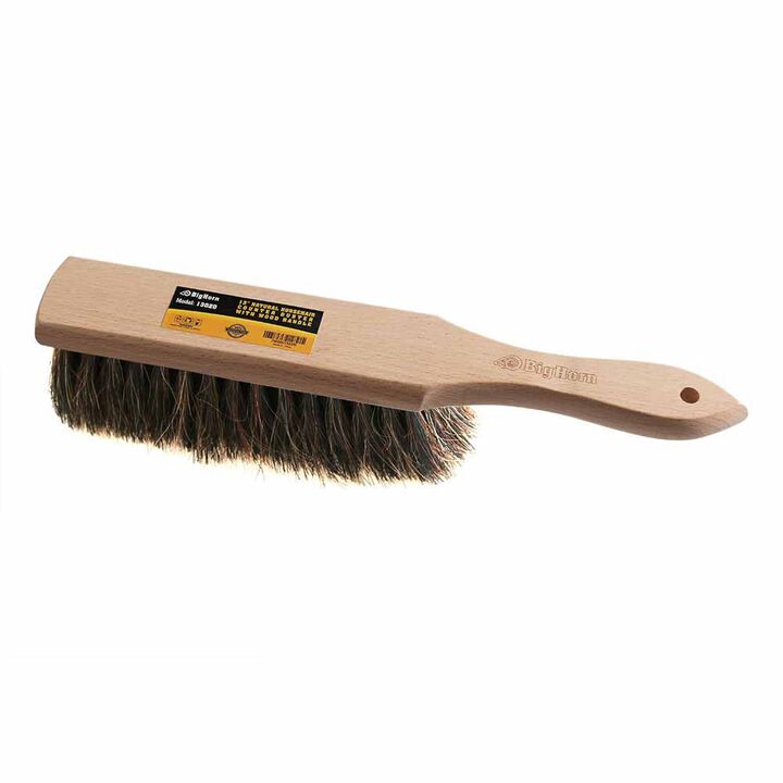 Big Horn 13 Inch Natural Horsehair Handheld Counter Duster with Wood Handle, large image number 2
