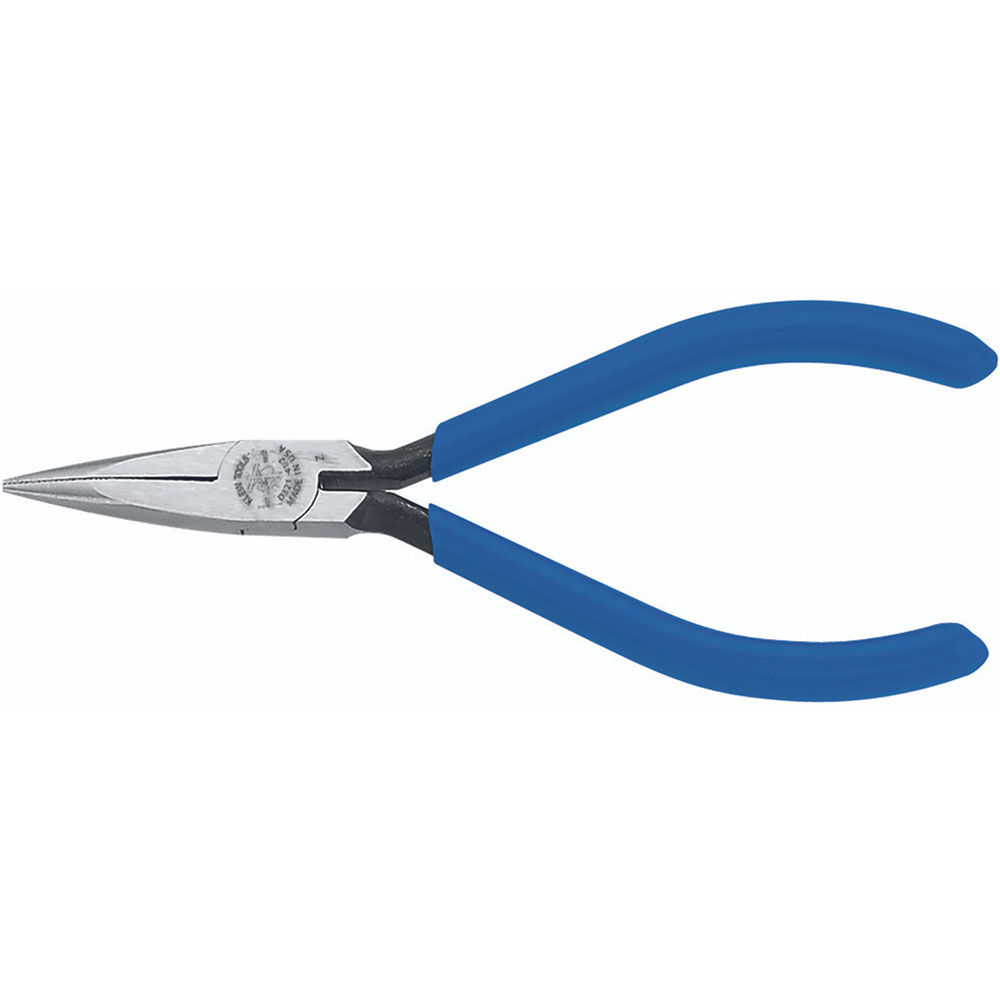 Klein Tools Long Nose Pliers with Spring 4in L, large image number 1