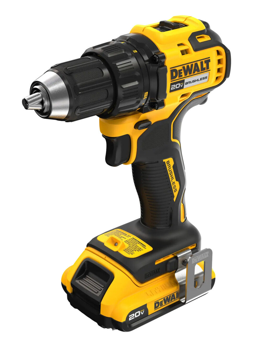 DEWALT 20V Max Drill Driver Kit and Atomic Impact Driver (Bare Tool) Bundle, large image number 4