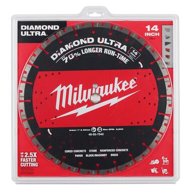 Milwaukee 14 in. Diamond Ultra Segmented Blade, large image number 9