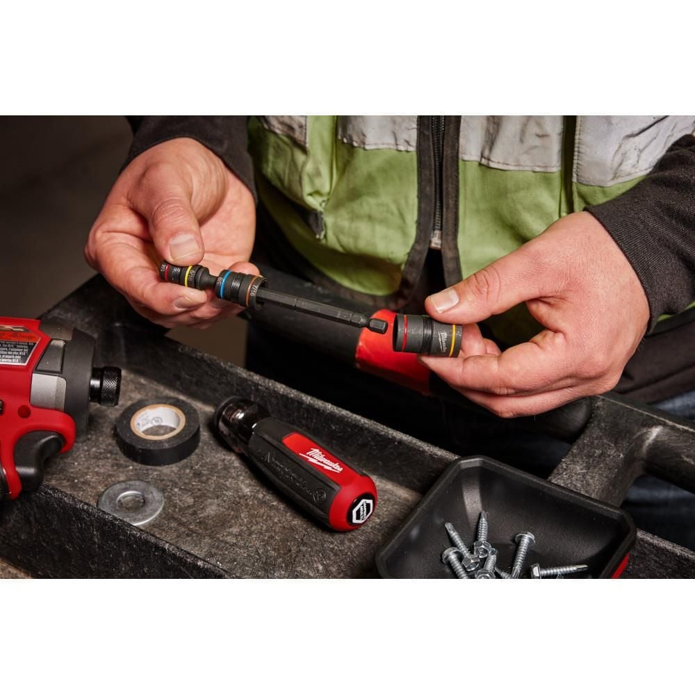 Milwaukee Multi-Nut Driver W/ SHOCKWAVE Impact Duty Magnetic Nut Drivers, large image number 5