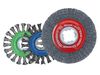 Bosch 4-1/2 Inch Wheel Dia. X-LOCK Arbor Carbon Steel Stringer Bead Knotted Wire Wheel, small image number 2