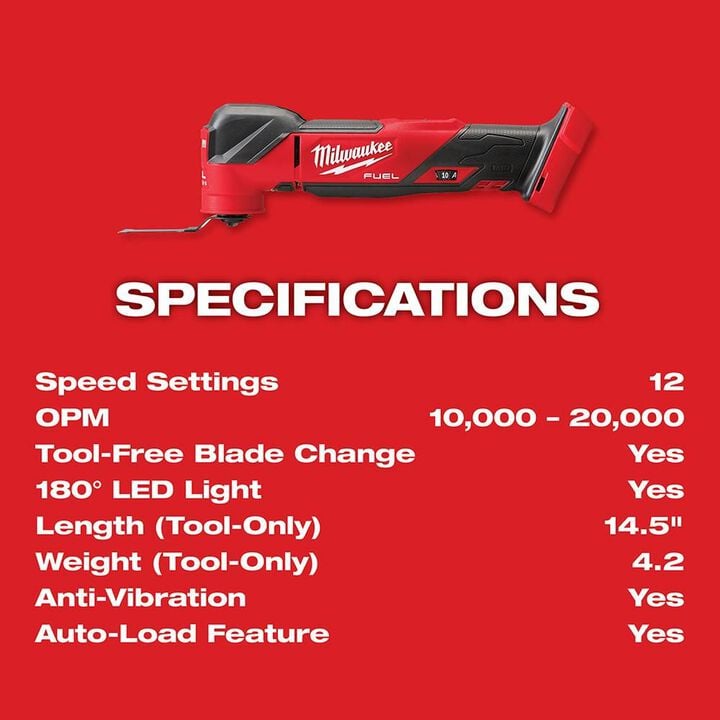 Milwaukee M18 FUEL Oscillating Multi-Tool Kit, large image number 7