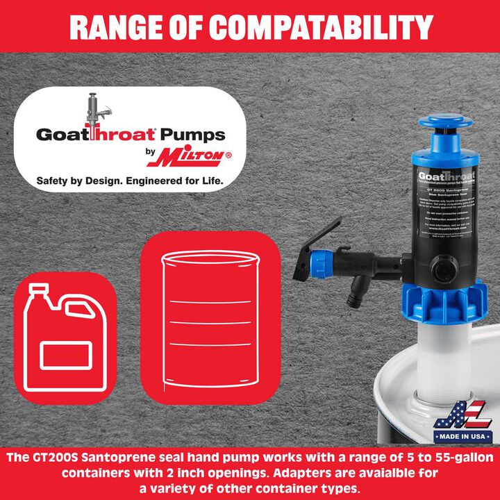 Milton GoatThroat Santoprene Pump, large image number 8