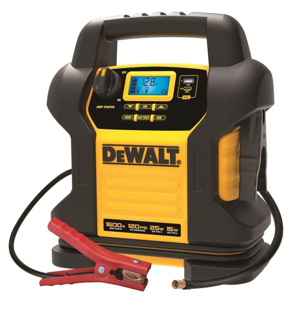 DEWALT 1600 Peak Amp Jump Starter and Power Station, large image number 1