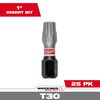 Milwaukee SHOCKWAVE Impact Duty 1" T30 INSERT BITS 25Pk, small image number 1