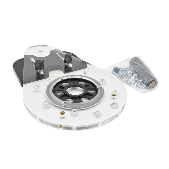 Big Horn Clear Acrylic Universal Offset Router Base