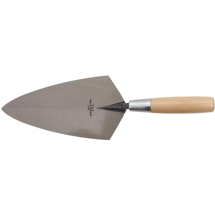 Marshalltown 11 Inch x 5-1/2 Inch Steel Blade Brick Trowel with Plastic Handle, large image number 2