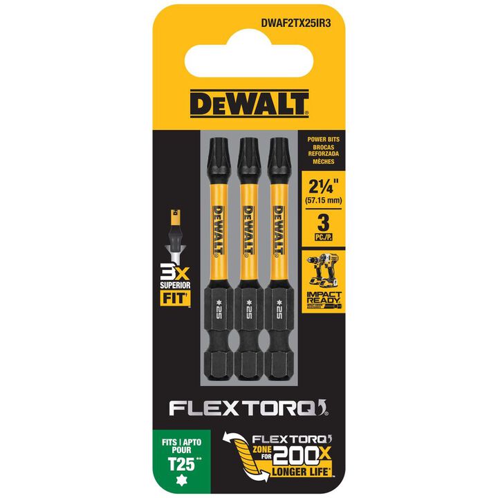 DEWALT 2.25In Torx T25 Flextorq 3 Pack, large image number 4