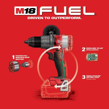 Milwaukee M18 FUEL 1/2 in. Drill Driver (Bare Tool), large image number 5