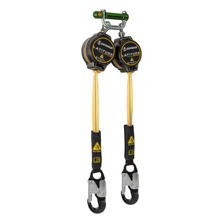 Safewaze Latitude Pro Arc Flash 7 Ft. Dual Web SRL-P: 9013 BWB, Alu Snap Hooks, large image number 0