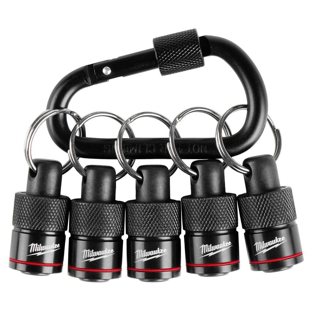 Milwaukee Bit Holder with Carabiner, 5 Piece, large image number 7