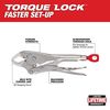 Milwaukee 10Pc TORQUE LOCK Locking Pliers Kit, small image number 3