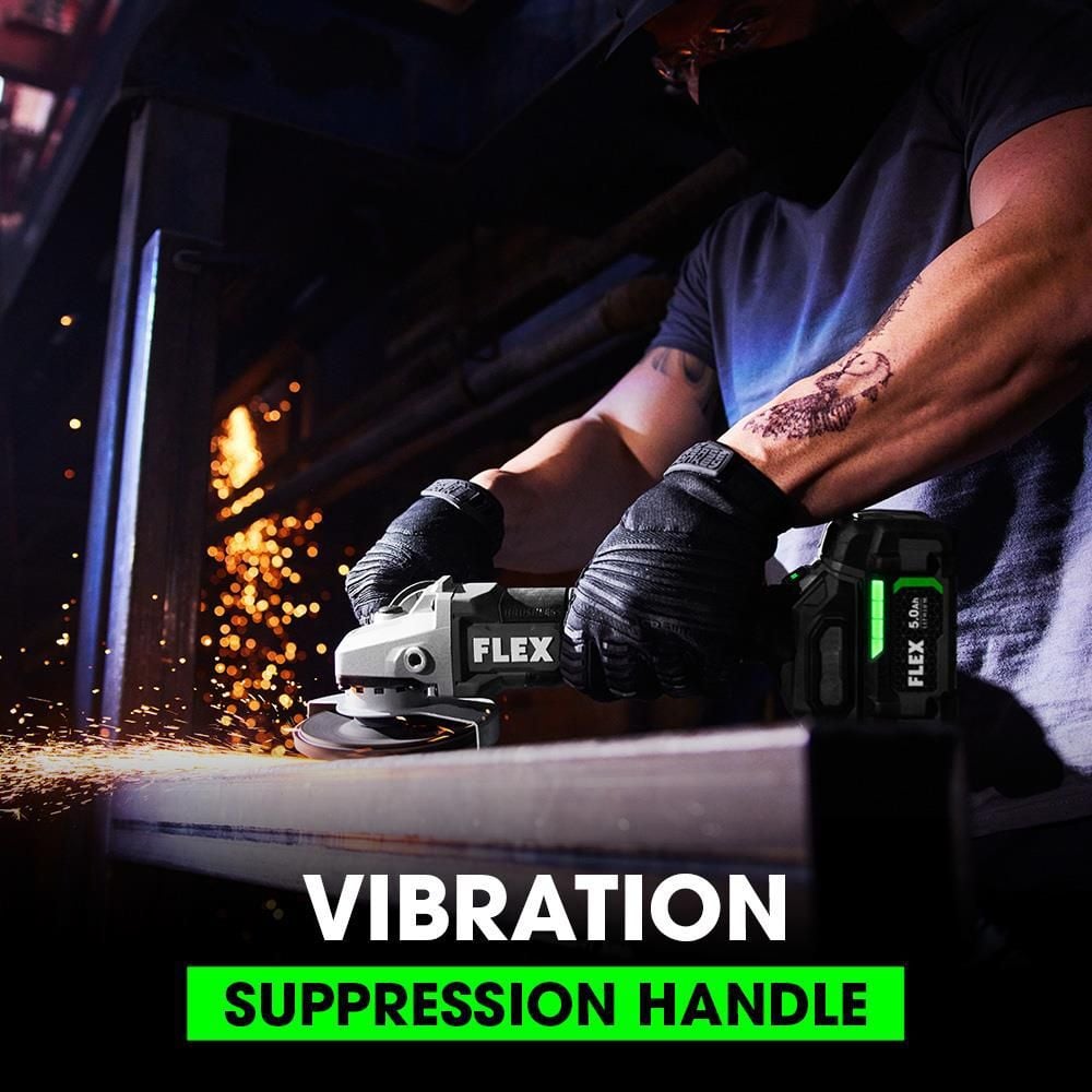 FLEX 24V Cordless 5 Inch Variable Speed Angle Grinder Kit with Paddle Switch, large image number 11