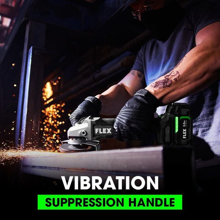 FLEX 24V Cordless 5 Inch Variable Speed Angle Grinder Kit with Paddle Switch, large image number 10