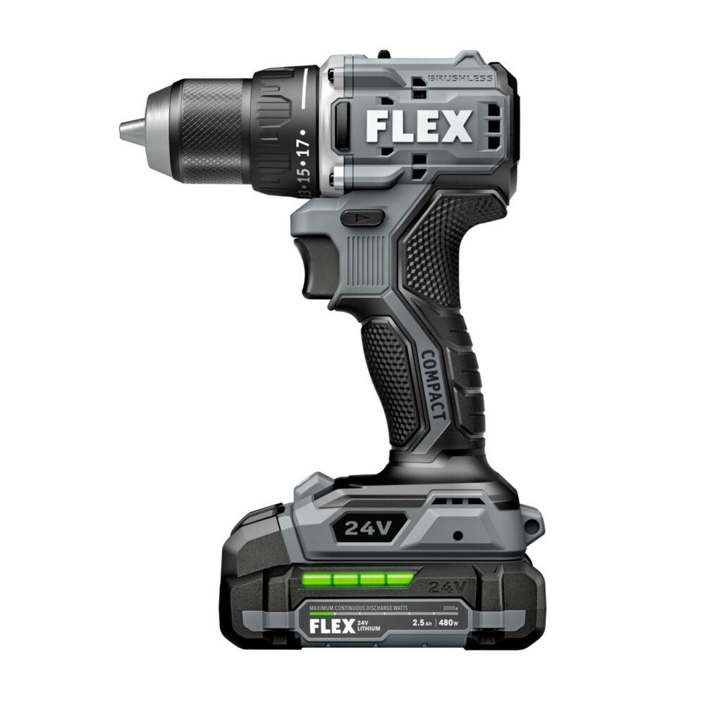 FLEX 1/2in 2 Speed Compact Drill Driver Kit FX1131-1A - Acme Tools