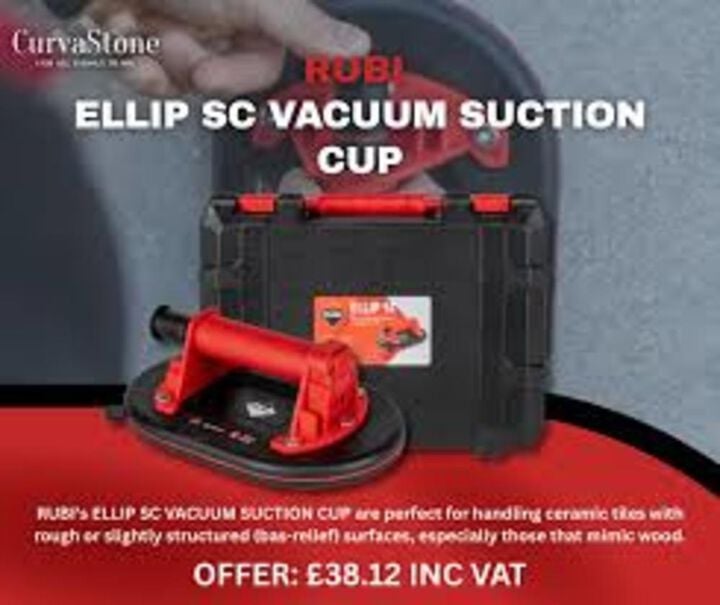 Rubi Tools ELLIP SC Vacuum Suction Cup, large image number 1