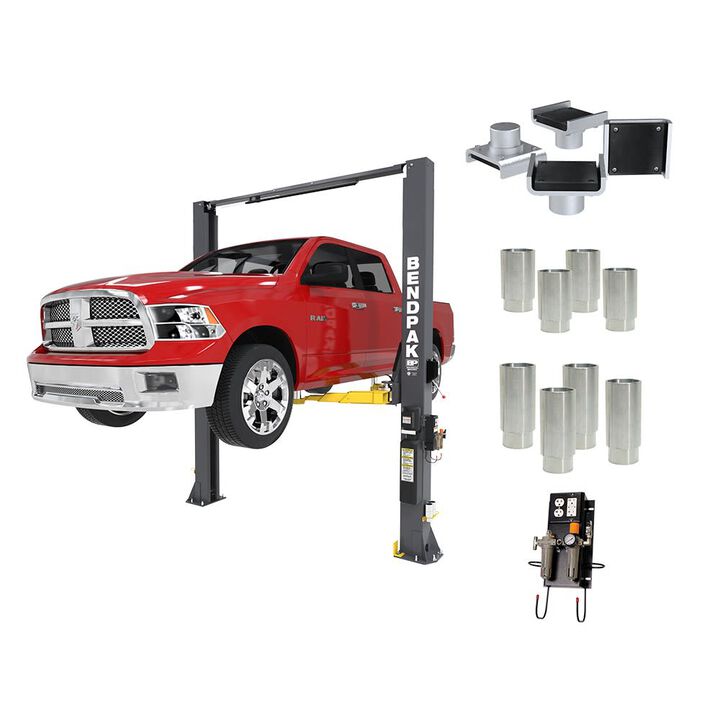 Bendpak 10APX Pro Series 10000 Lbs Two-Post Lift with Tall Adapters