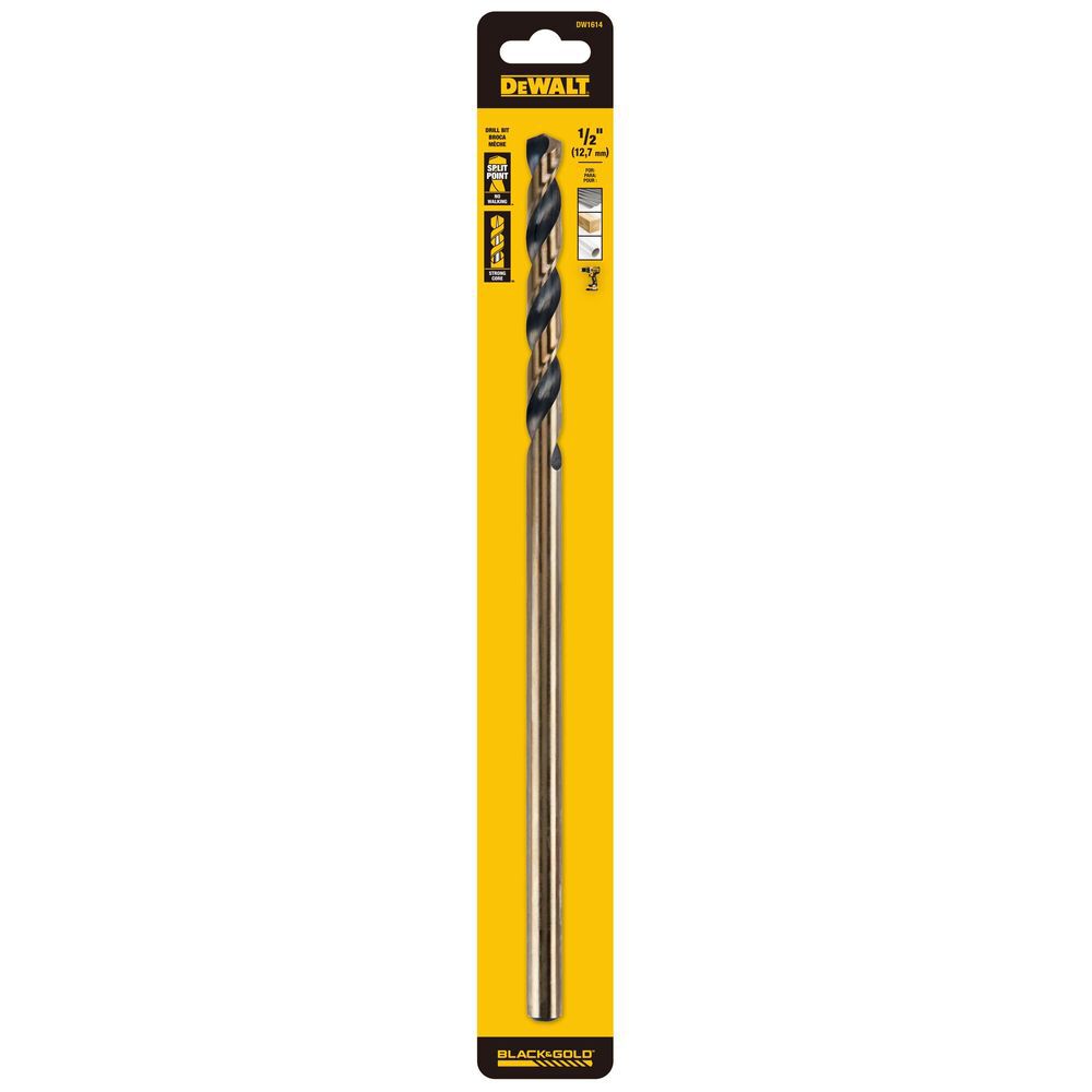 DEWALT 1/2-in x 12-in Black Oxide Drill Bit, large image number 3