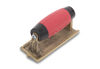 Marshalltown 4-1/2 Inch x 6 Inch QLT Bronze Hand Groover with Soft Grip Handle, small image number 1