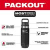 Milwaukee PACKOUT 24oz Insulated Bottle with Chug Lid - Black, small image number 2