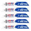 Lenox METALWOLF WAVE EDGE Recip Saw Blades, 6 Inch, 10 TPI, 5 Pieces, small image number 1