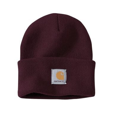 Carhartt Cuffed Beanie/Watch Hat Mens Regular OS Acrylic Knit Blackberry
