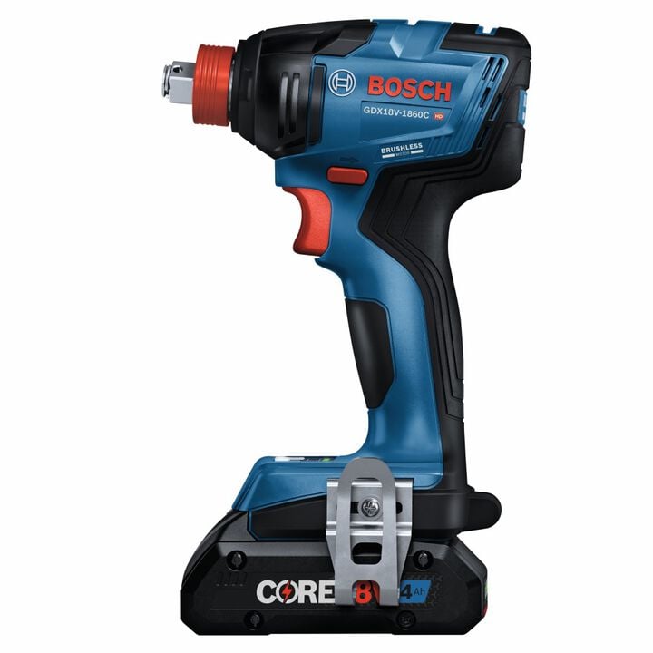 Bosch 18V 2-Tool Combo Kit - Impact Driver, 1/2-Inch Hammer Drill/Driver, 1 CORE18V 8Ah Battery, 1 CORE18V 4Ah Compact Battery, large image number 6