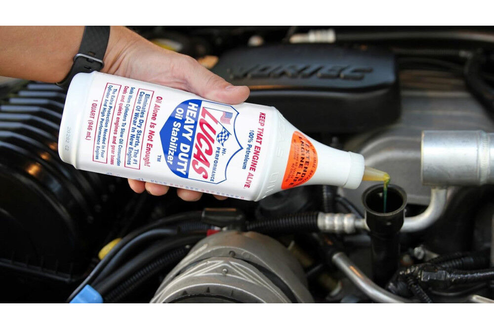 Lucas Oil 1 Quart Heavy Duty Oil Stabilizer 12 Piece Bundle, large image number 3