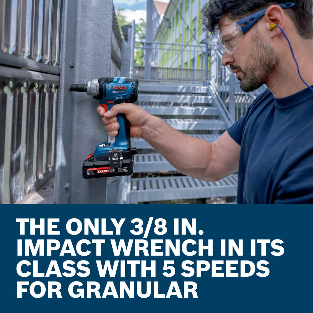 Bosch 18V 3/8 Inch Impact Wrench (Bare Tool), large image number 3