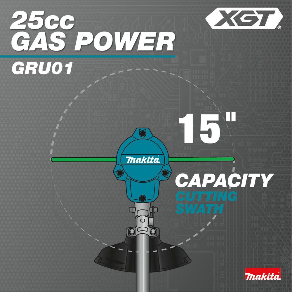 Makita 40V max XGT Hedge Trimmer Kit Brushless Cordless 24in Rough Cut, large image number 4