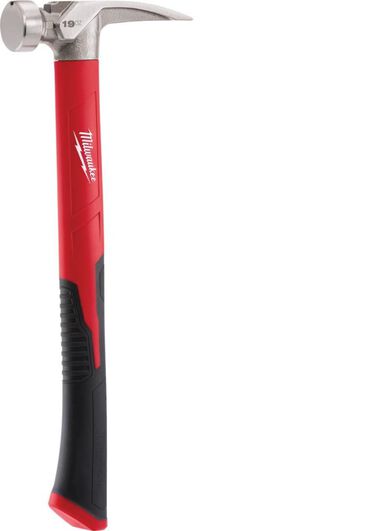 Milwaukee 19 oz Smooth Face Poly/Fiberglass Handle Hammer