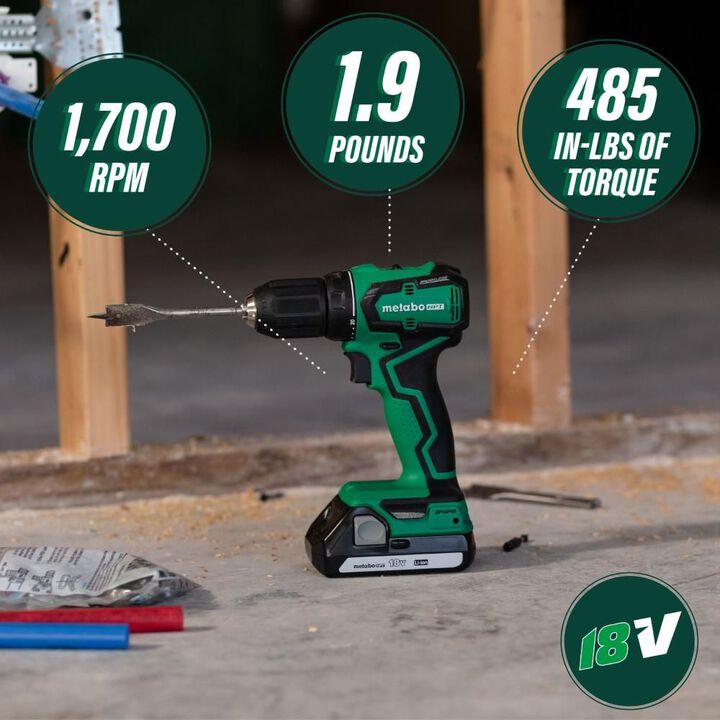 Metabo HPT 18V Brushless 1/2-in Driver Drill Kit, large image number 1