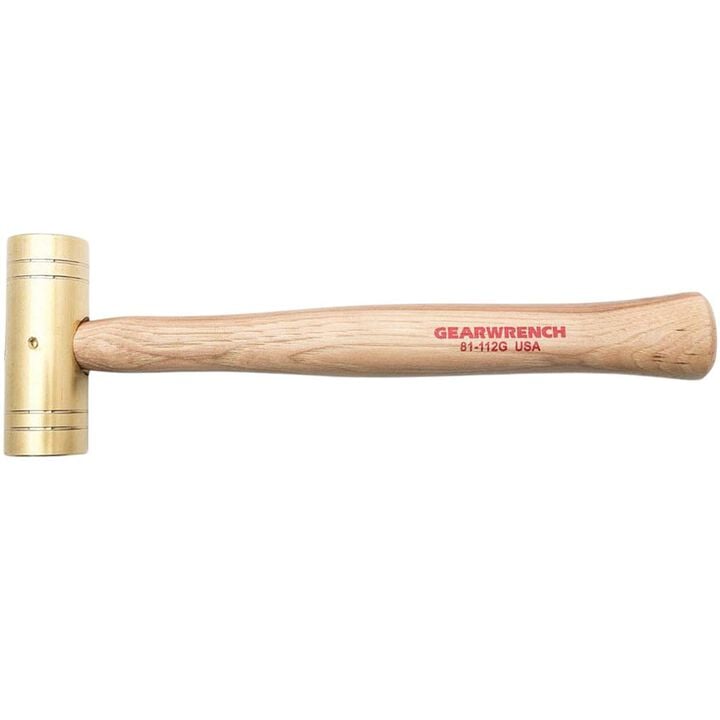 GEARWRENCH Hammer Brass with Hickory Handle 32 oz