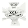 Hunter Fan Builder Elite Ceiling Fan 52in Indoor Snow White, small