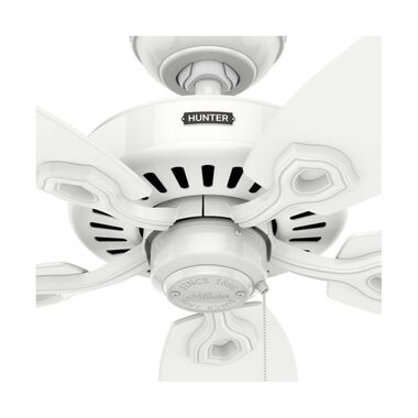Hunter Fan Builder Elite Ceiling Fan 52in Indoor Snow White, large image number 4