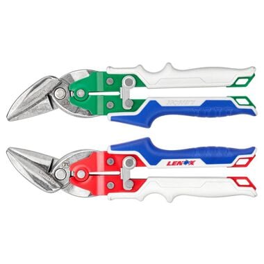 Lenox Offset Left and Right Cut Aviation Snips Combo