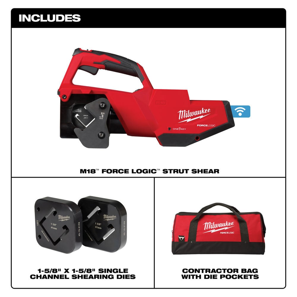 Milwaukee M18 FORCE LOGIC Single Channel Strut Shear (Bare Tool), large image number 6